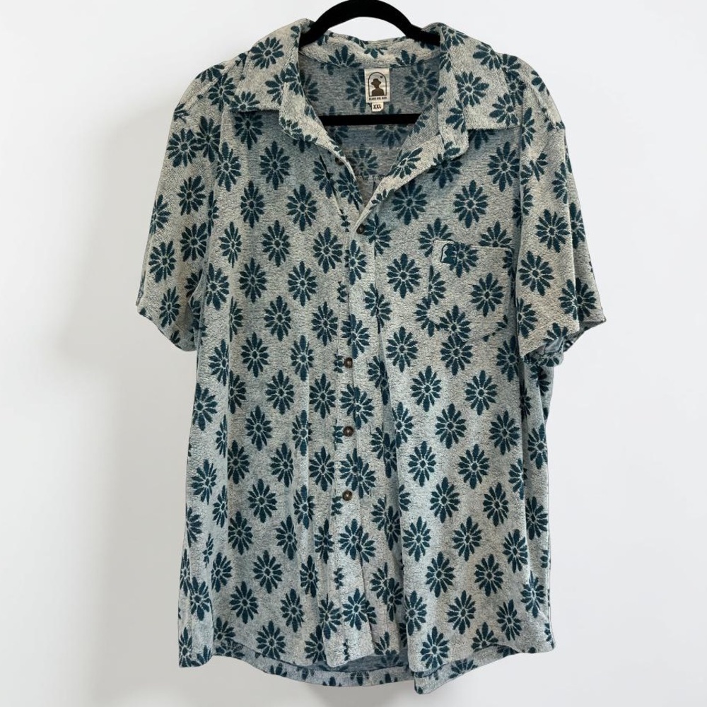 Dandy Del Mar terry cloth button up